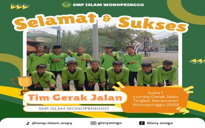 JUARA 1 GERAK JALAN dalam Rangka HUT RI ke 80 Thaun 2025